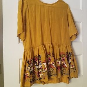 Anthropologie peplum top nwt
